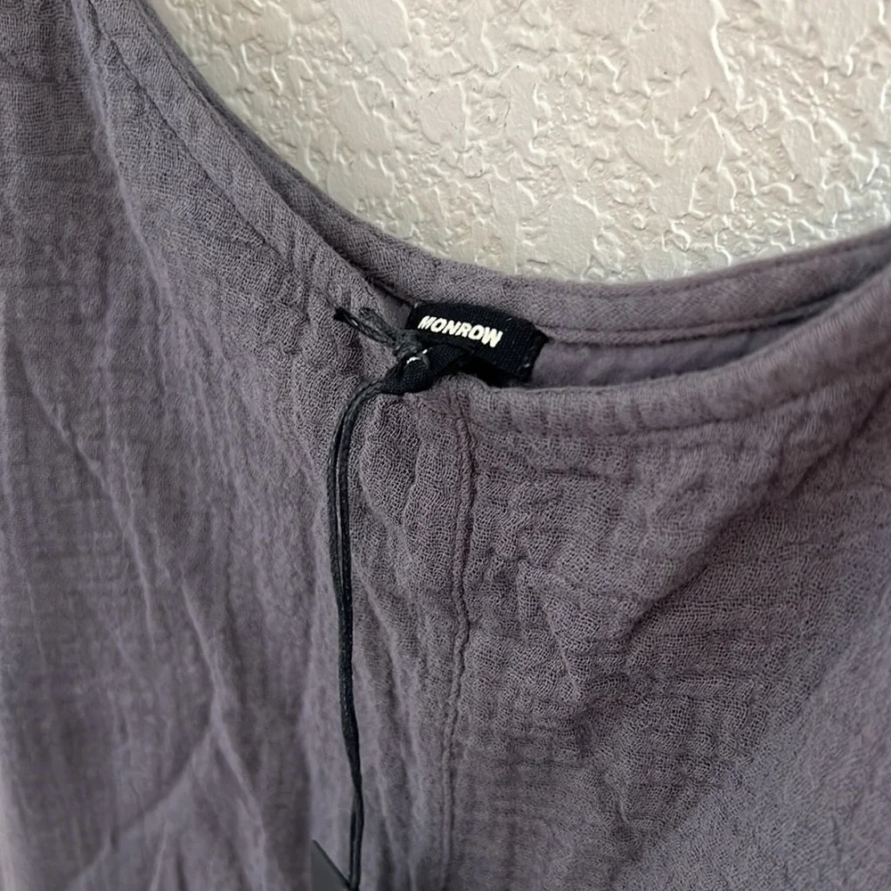 MONROW Easy Romper In gray - Picture 6 of 8